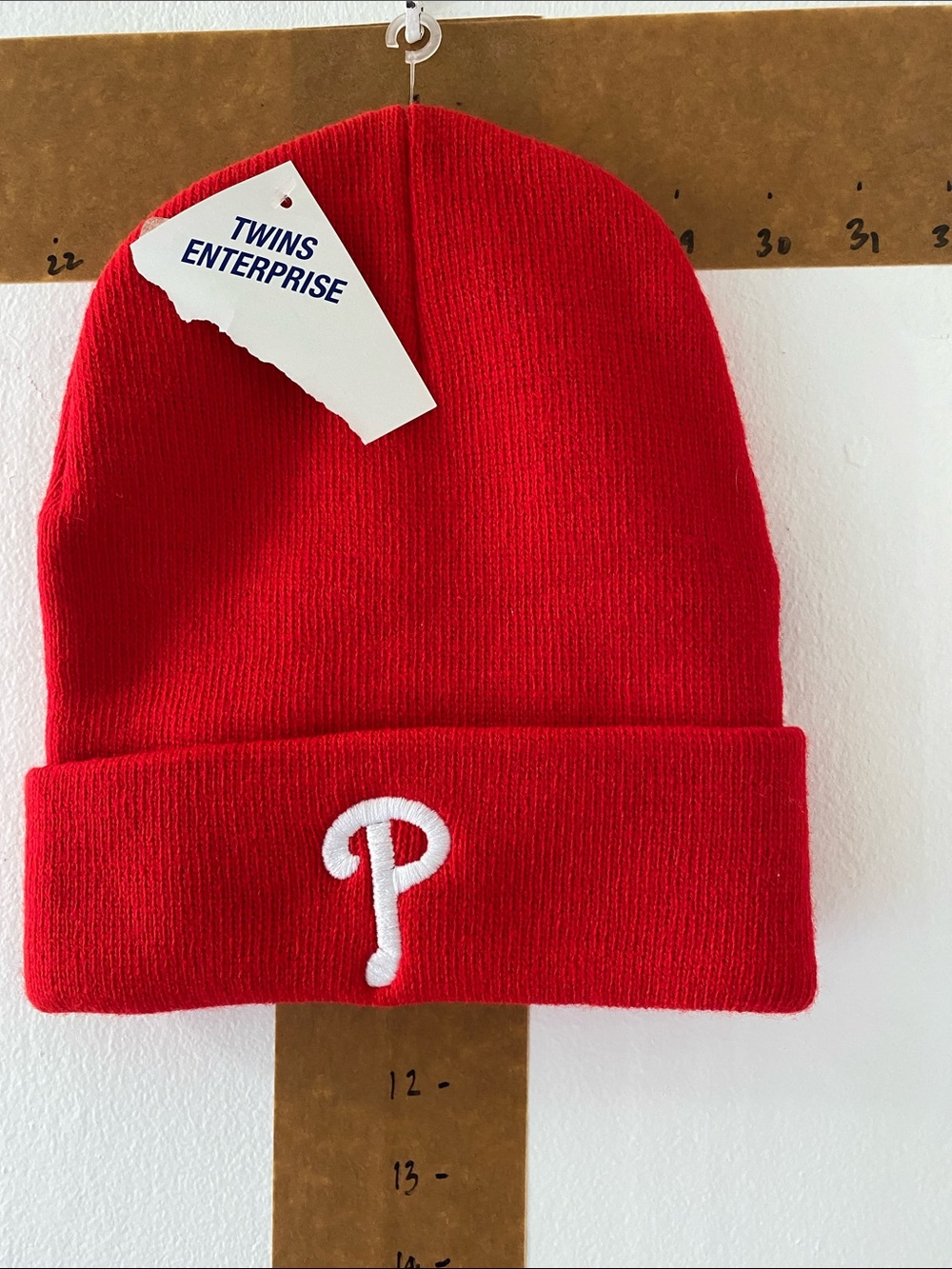 Vintage NWT Philadelphia Phillies Twins Enterprise Genuine Merchandise Knit Hat